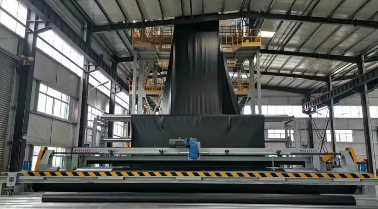 Shandong Yibo Yangguang Engineering Materials Co., Ltd. productielijn van de fabrikant